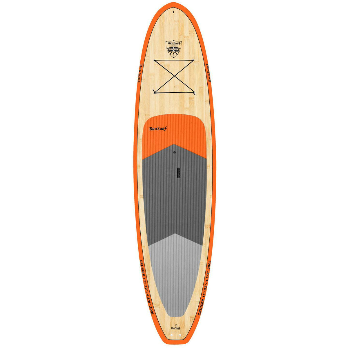 11' 6 BruSurf Cruiser Standup Paddleboard Bamboo