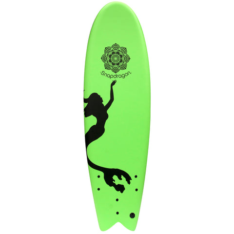 5' 10" Snapdragon Mermaid Soft Top Surfboard