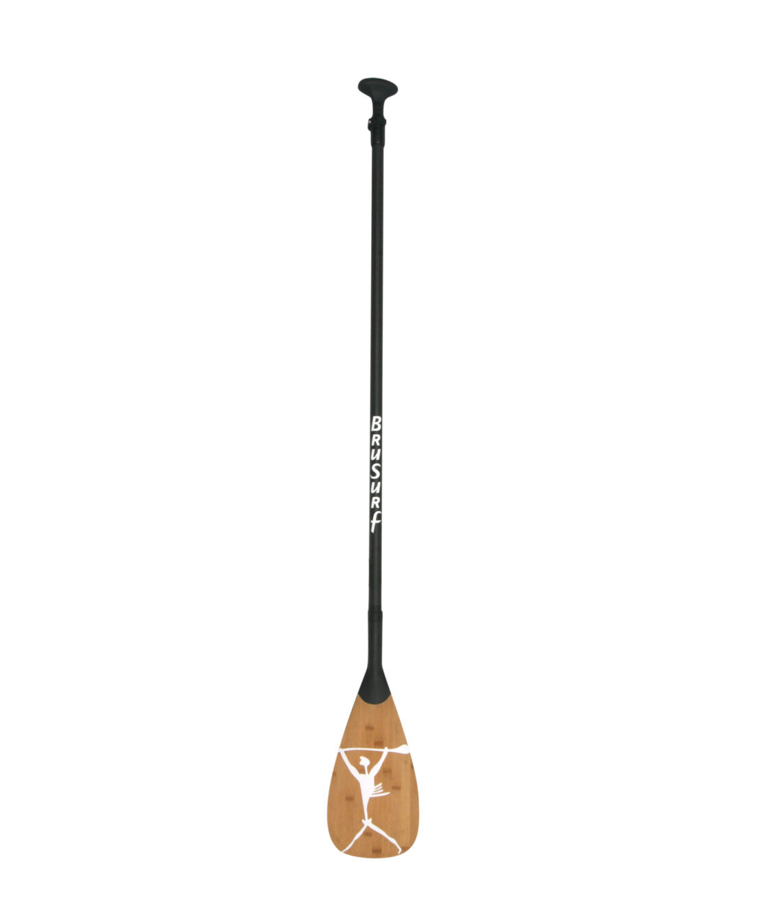 BruSurf Carbon Fiber – Bamboo Hybrid Adjustable SUP Paddle