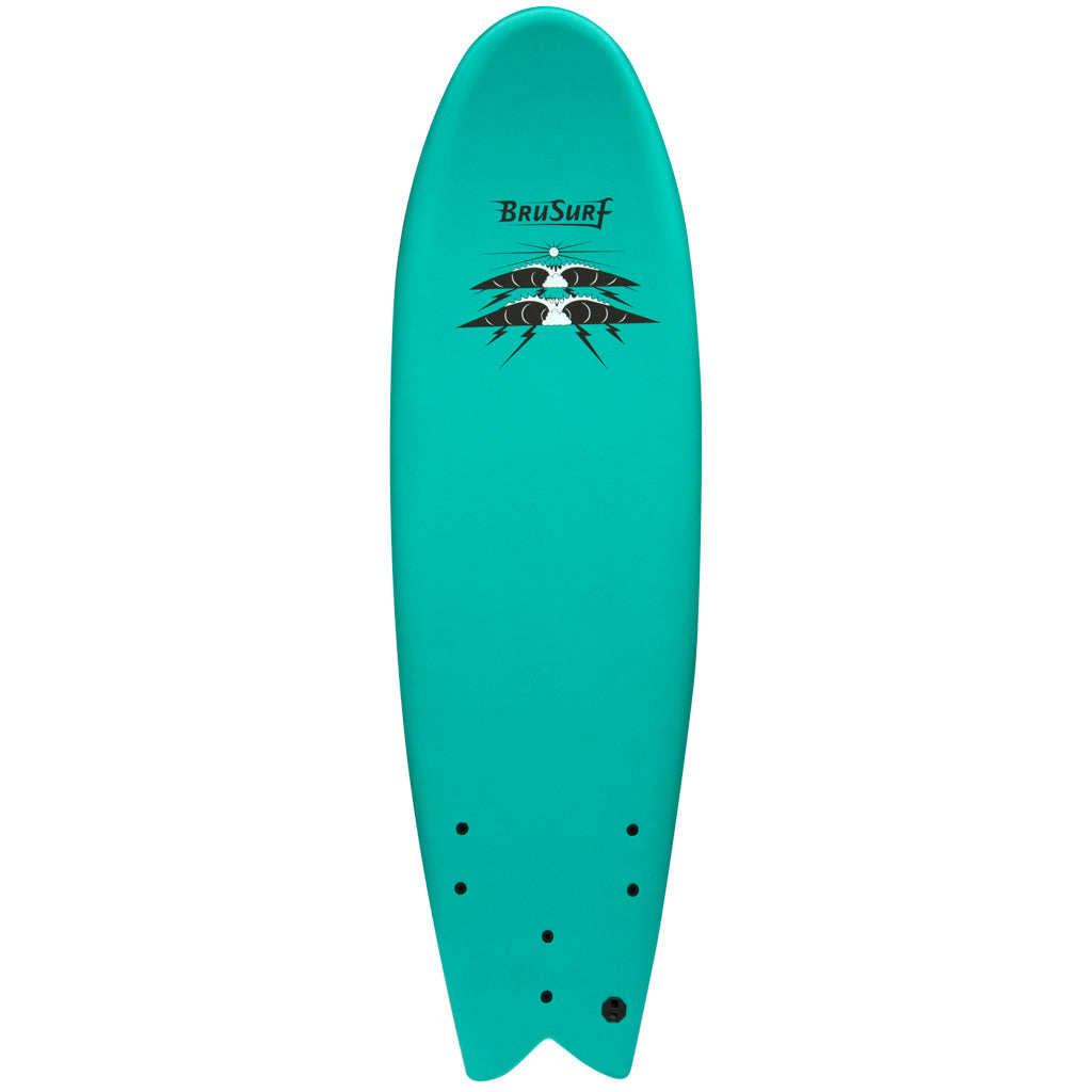 5' 10" BruSurf Soft Top Surfboard