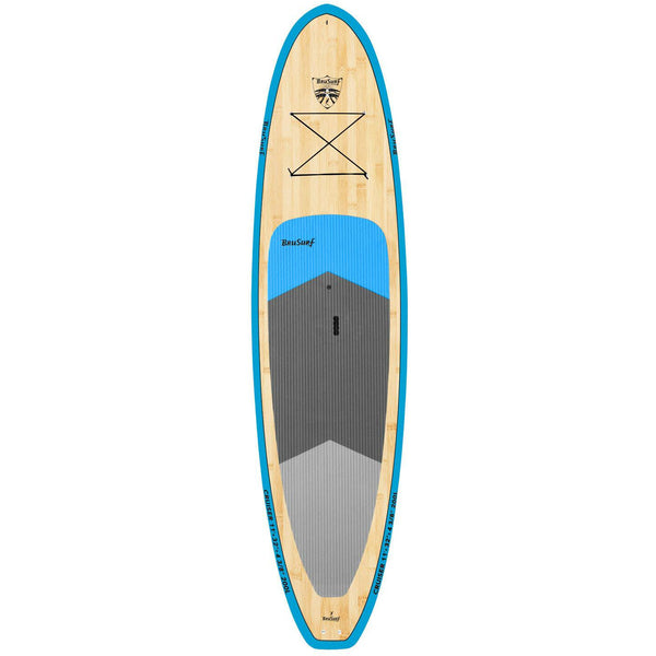 Click Here for More Info - Cruiser SUP Wahine Classic Purple 9'6, 10'2 &  10'8 Ultra-Lite Bamboo Stand Up Pad…